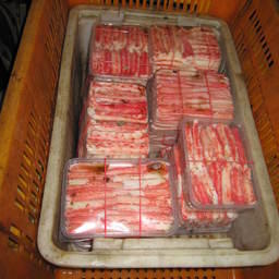 Незаконная крабовая продукция, перехваченная пограничниками