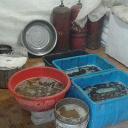 В нелегальном цеху было обнаружено около 6500 особей «морского огурца». Фото пресс-группы Пограничного управления ФСБ России по Приморскому краю