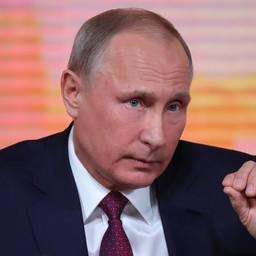 Глава государства Владимир ПУТИН на пресс-конференции 14 декабря. Фото пресс-службы президента