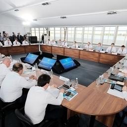 Совещание о сохранении, предотвращении загрязнения и рациональном использовании Волги. Фото пресс-службы Правительства РФ