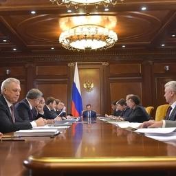 Заседание президиума Совета при президенте Российской Федерации по стратегическому развитию и приоритетным проектам. Фото пресс-службы правительства