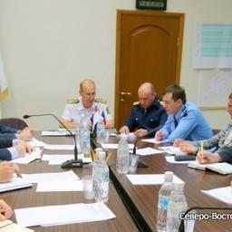 В Северо-Восточном территориальном управлении Росрыболовства прошло очередное объединенное заседание штаба «Лососевой путины-2017». Фото пресс-службы СВТУ